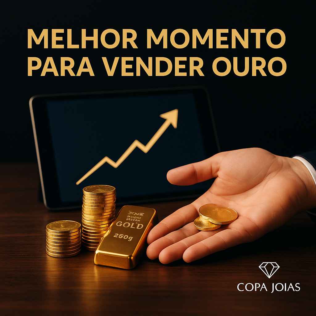 È hora de vender ouro com a melhor cotação do mercado no RJ.