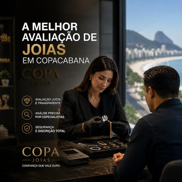 Melhor Avaliação de Joias em Copacabana é COPA JOIAS