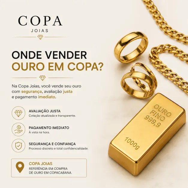 Onde Vender Ouro em Copa
