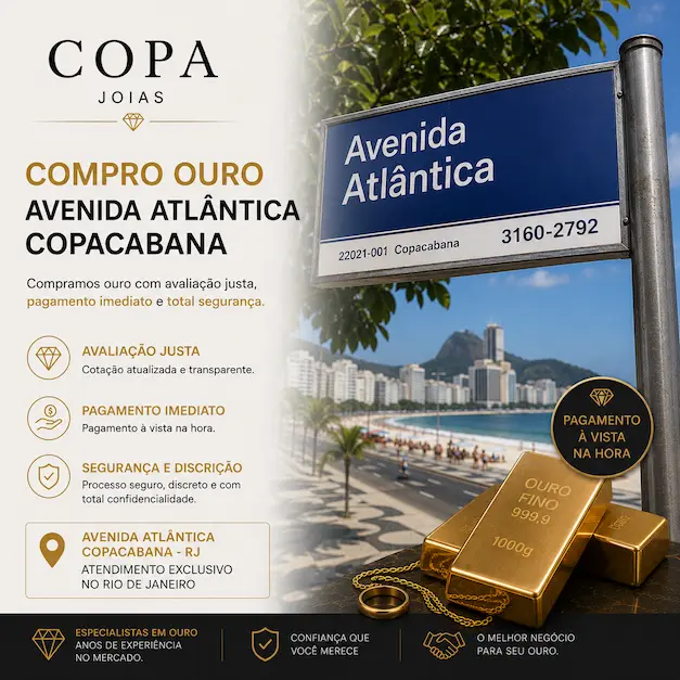 compro ouro avenida atlantica copacabana