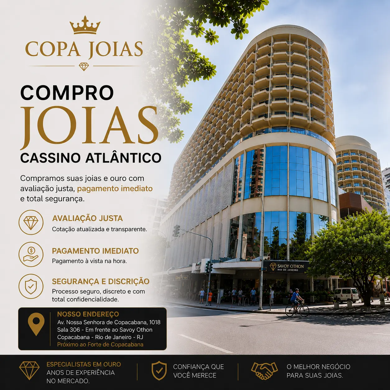 compro joias cassino atlântico