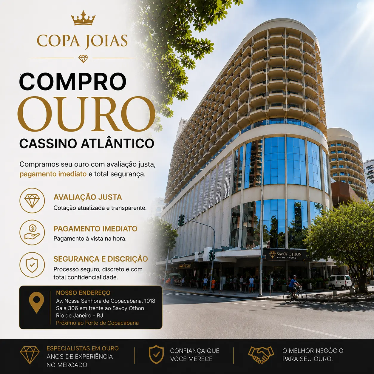 compro ouro cassino atlantico