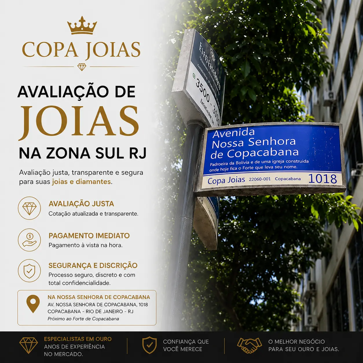 avaliacao de joias na zona sul do rio de janeiro
