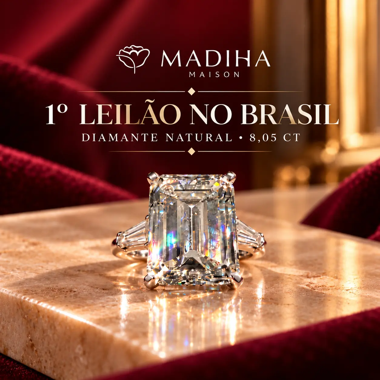leilão de diamante brasil
